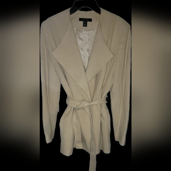 L o u b e n, Jacket Wrap Pho cashmere, beautifully lined Light Tam - Picture 1 of 5